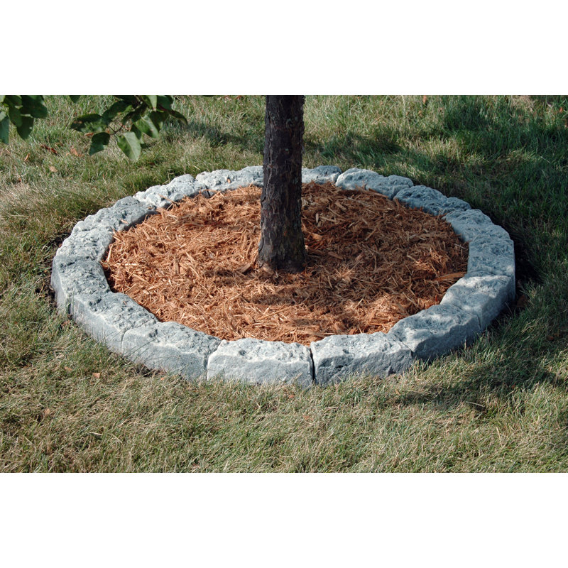 DekoRRa Products 4 in. H x 10 in. W Artificial Stone Block Edging